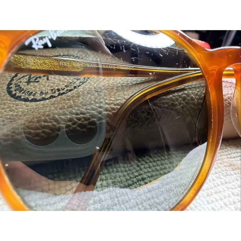 RAY BAN Vintage Bausch and Lomb Style C Tortoise Frames Sunglasses France Unisex